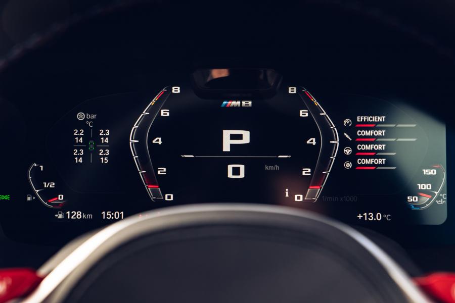 Панель приборов BMW M8 Competition Convertible (F91) 2019 года  (UK) (фото 33 из 42)